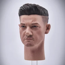 

1/6 JXTOYS JX043 Jeremy Renner Head Sculpt Male Soldier Head Carving Model Fit 12 inch Action Figure Body