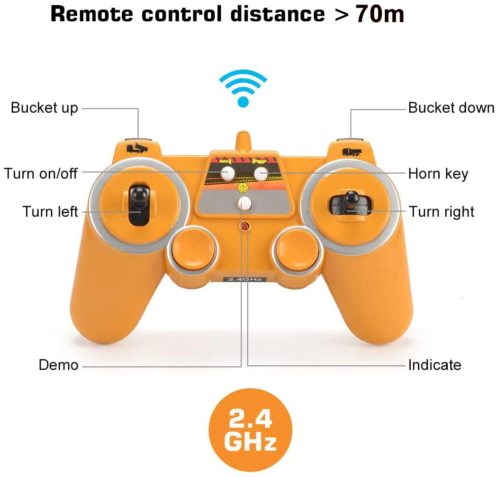 RC trucks RC construction toy Dump Truck RC Articulated Hauler with 120 Min Rechargeable Battery Toy for Adults Kids