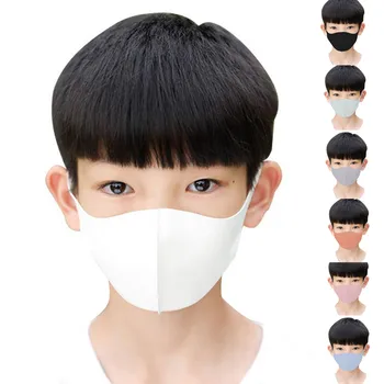 

Comfortable Fashion Unisex Washable Anti Dust Mask Anti-ultraviolet Solid Children Mask Dustproof And Windproof Mascarilla D