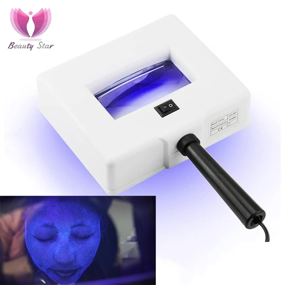 Portable Woods Lamp Skin Analysis Facial Salon Beauty Analyzer Lamp Light UV Analyzer Wood Facial Skin Diagnostic Device