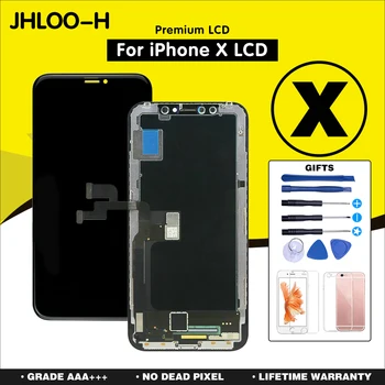

For iPhone X XR XS OLED Screen MAX Replacement OEM LCD Display With 3D Touch Assembly No Dead Pixel For iphone x screen