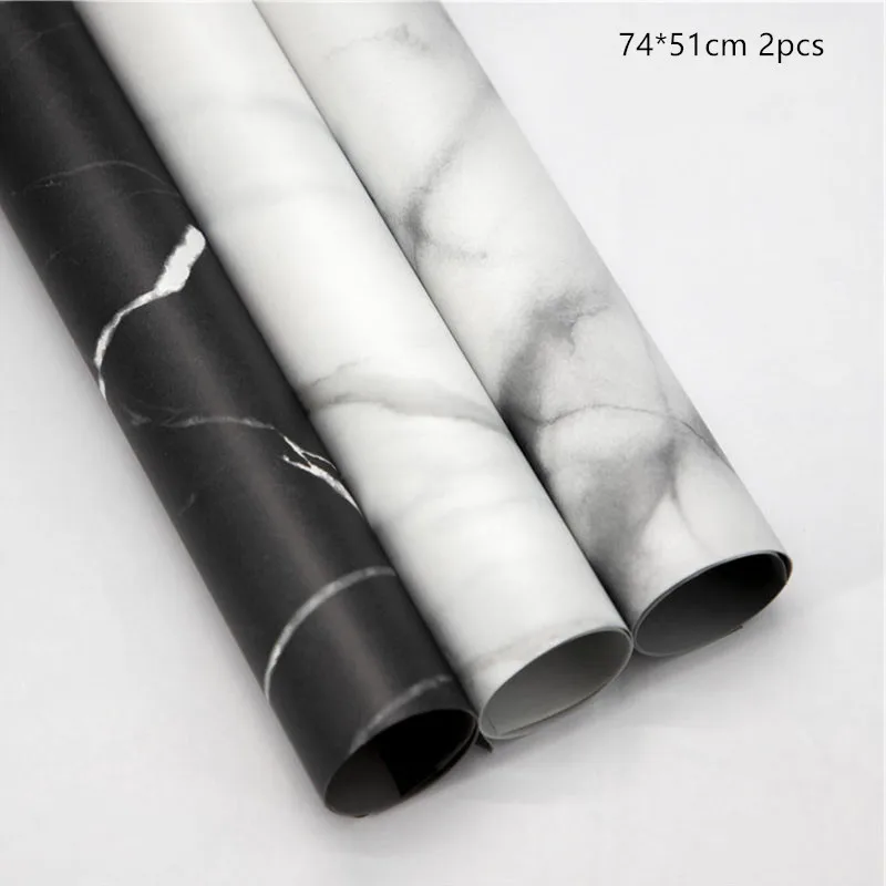 

2pcs Marble Pattern Thickening Gift Gift Box Wrapping Paper High-grade Christmas Wrapping Paper Color Paper