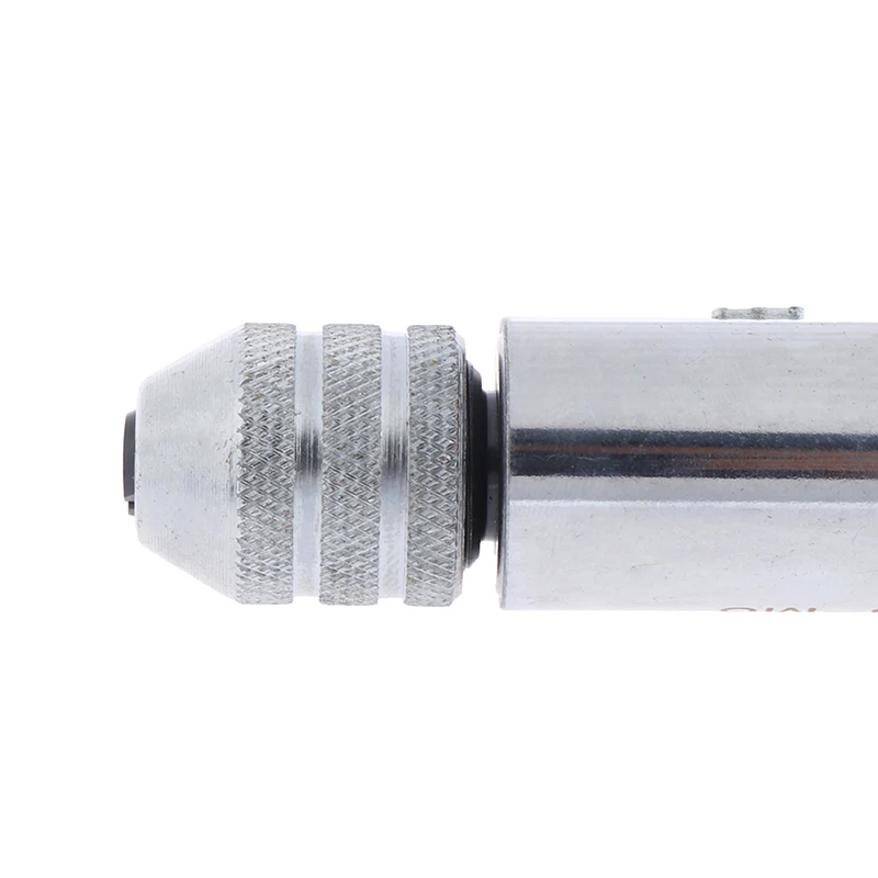 Adjustable 3-8mm T-Handle Ratchet Tap Wrench with M3-M8 Machine Screw Thread Metric Plug Tap Machinist Tool