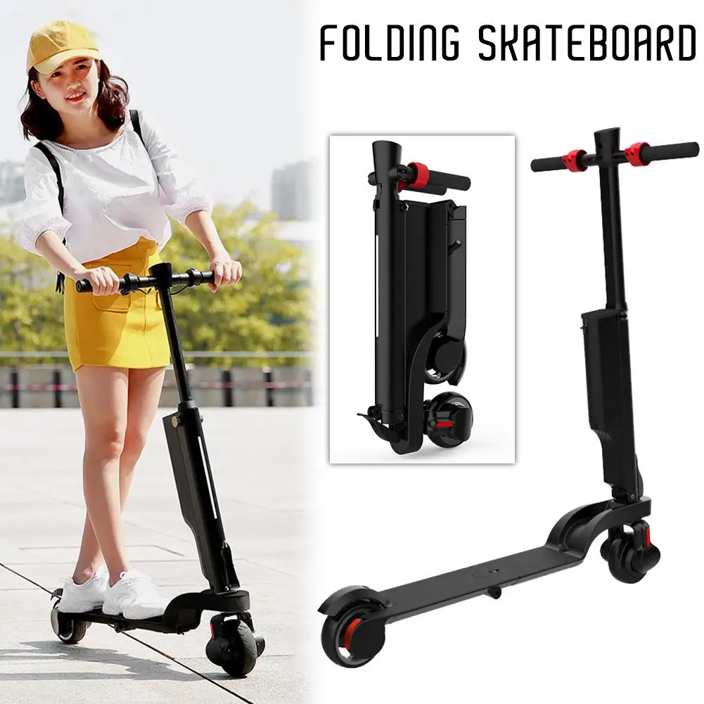 

New 5-Inch Aluminum Alloy Electric Folding Scooter Bluetooth Music Detachable Battery