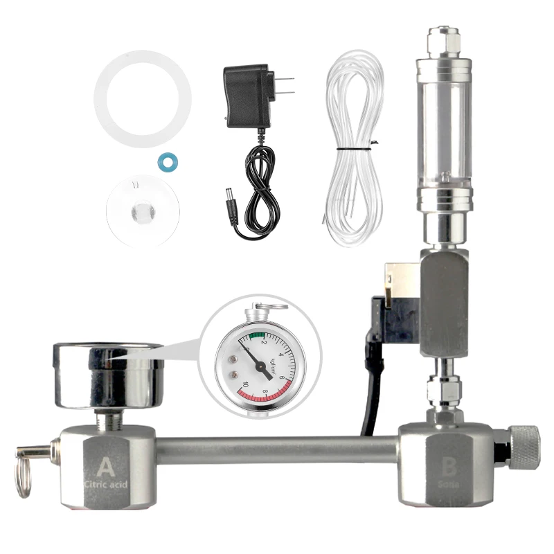 

Aquarium CO2 Regulator System Kit co2 Diffuser Generator with Valve Bubble Atomizer Solenoid Fish Tank Carbon Dioxide For Plants