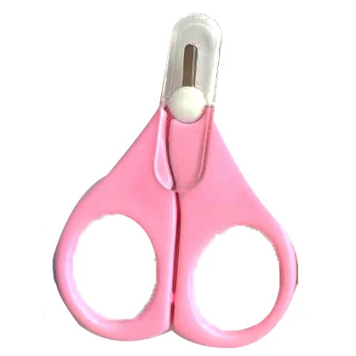 1 pcs pink Для новорожденных детей безопасные ножницы для ногтей удобный детский ежедневный инструмент для ногтей Резак для пальцев триммер для новорожденных детей - Цвет: 1 pcs pink