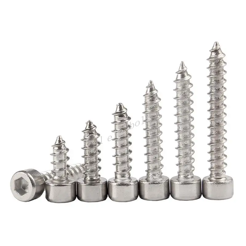 480pcs M3 Carbon Steel Self-tapping Electronic Small Wood Screws Nails Kit U5 