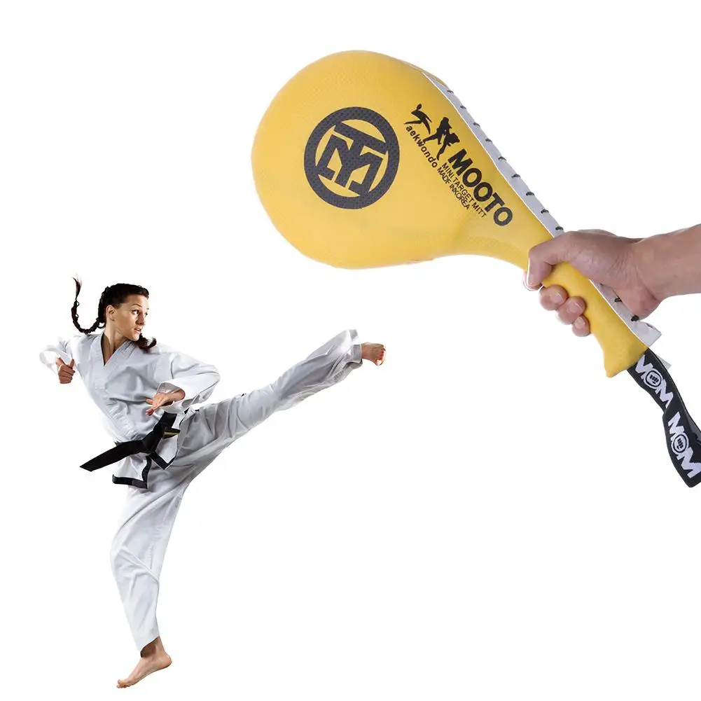 Kids Taekwondo PU Rebound Sponge Durable Double Kick Pad Target for Trainig #S5 