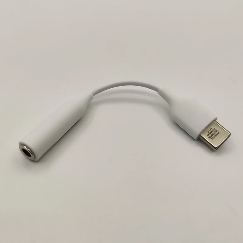 Samsung usb type C штекер 3,5 мм наушники AUX аудио кабель USB C к 3,5 адаптер конвертер для Galaxy A60 A6S A80 Note 10 Pro - Цвет: White No packaging