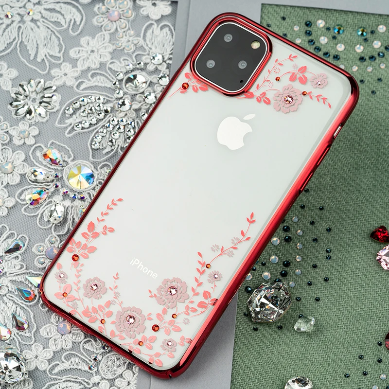 KAVARO чехол с бриллиантами для iPhone 11 Pro Max с кристаллами, стразы, элементы, чехол для iPhone 11/Pro/Max, Жесткий Чехол