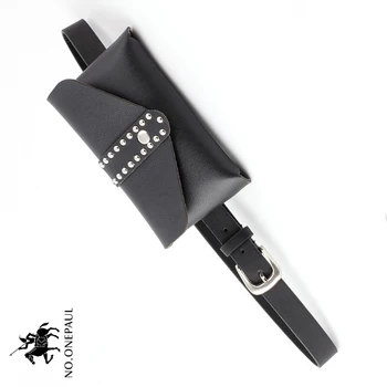

NO.ONEPAUL Adjust Fashion Casual Women Belt Fashion Female Belt Genuine Leather Belts For Belt Pin Studded belt bag Waistband