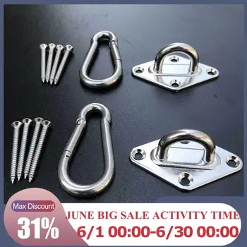 

Stainless Steel Fan Hook Hammock Chair Accessories Swing Accessories Hook Chair Set Sandbag Hardware Hammock Hanging O7M5
