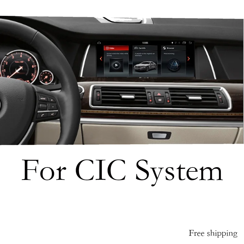Liandlee Car Multimedia GPS Audio Radio Stereo For BMW 5 GT F07 F08 2012~2016 CarPlay TPMS For CIC System Navigation NAVI