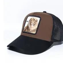 Вышивка король Snapback Бейсболка для дальнобойщика козырек животных фермы