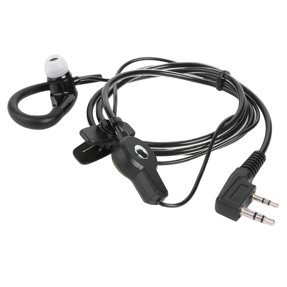 Проводная гарнитура K Plug для Walkie Talkie наушники двухсторонние радио Baofeng Kenwood TYT Hytera