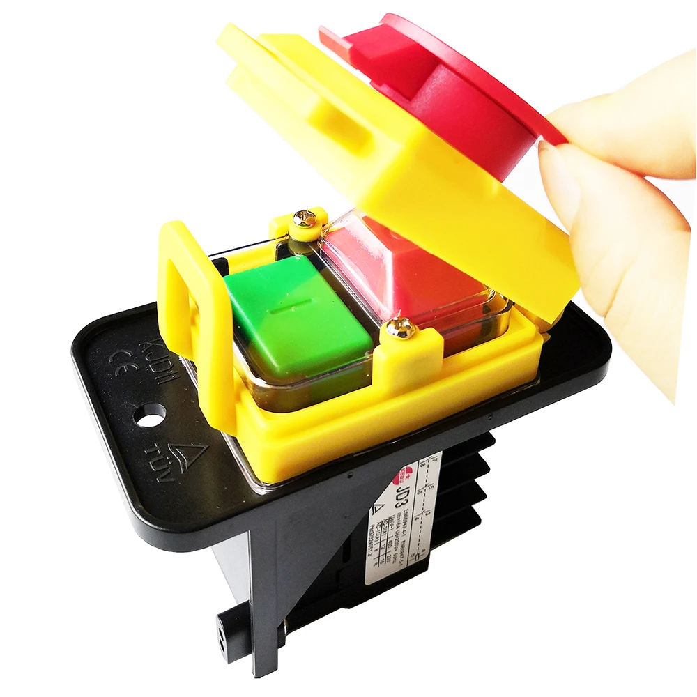 JD3 110V 8Pin Emergency Pushbutton Switch 4