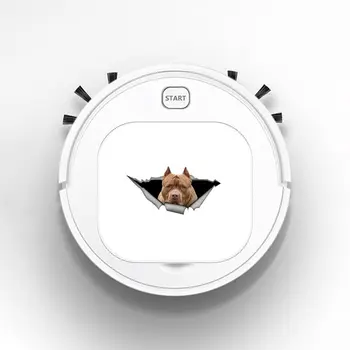

Smart Sweeper Robot House Durable Power Floor Cleaning Robots Vacuum Cleaner 1800pa British Bulldog with Union Jack Flag Funny