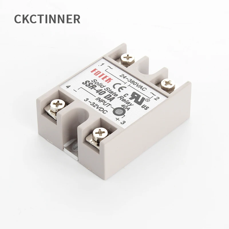 1 шт. твердотельные реле SSR-25DA 25A SSR-10DA SSR-40DA 5-24VDC до 24-380V AC SSR 25DA6-20mA