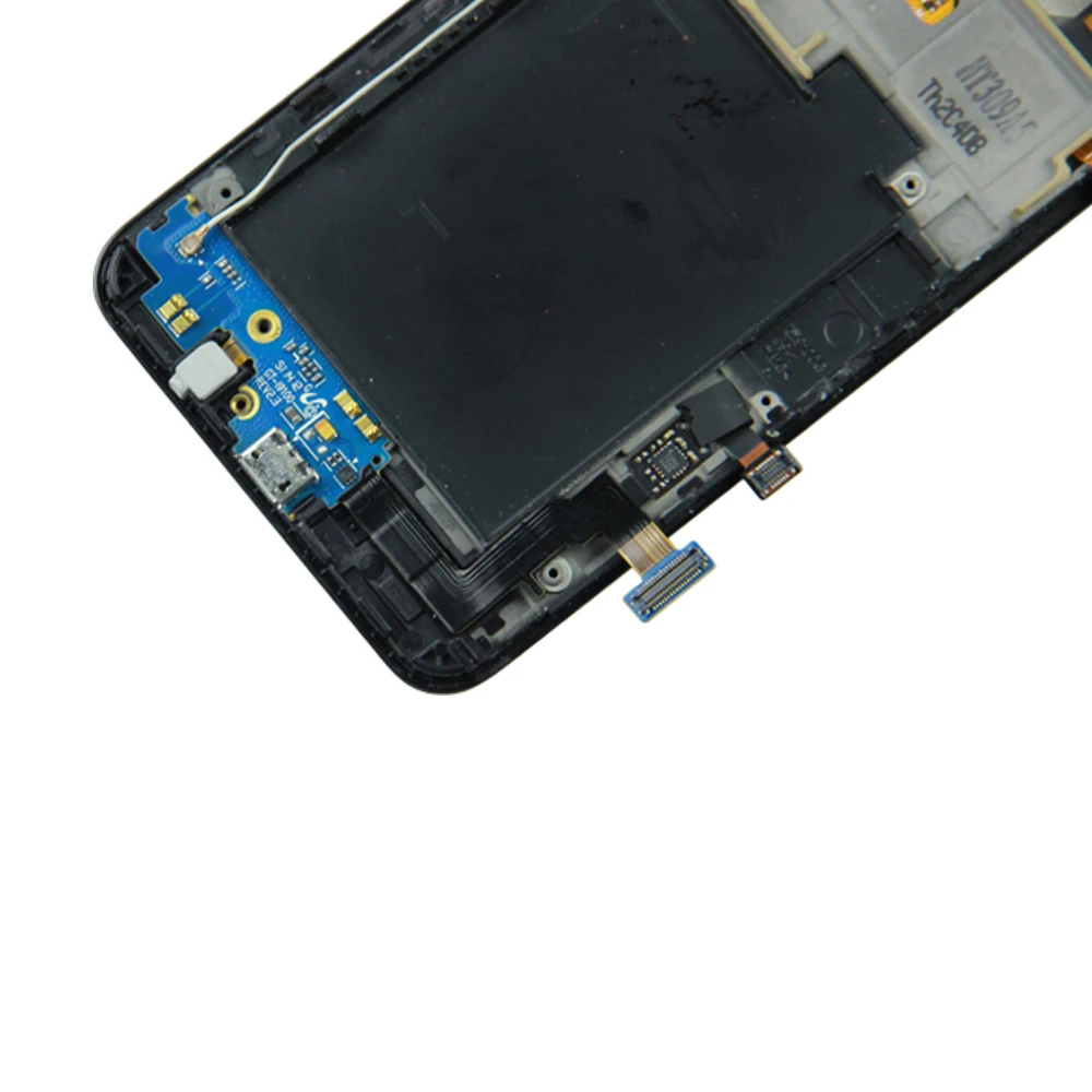 Замена дигитайзера сенсорного экрана в сборе с рамкой, ЖК-дисплей для SAMSUNG Galaxy S2 I9100, S2 AMOLED, 4,3 дюйма