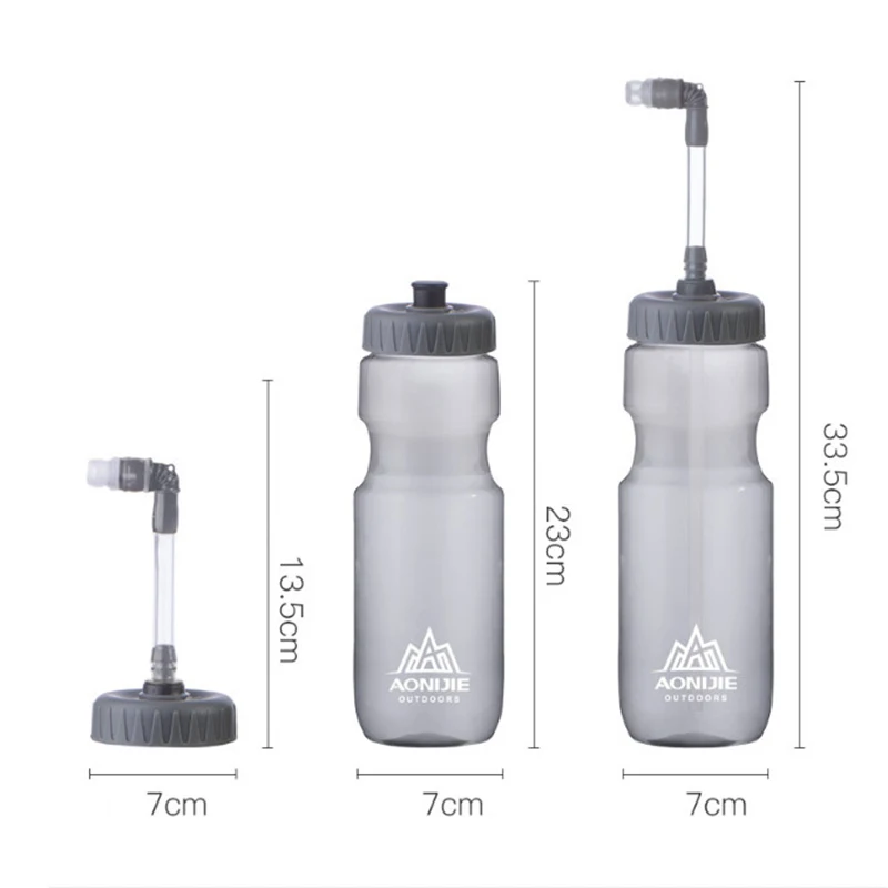 

AONIJIE 700ml Outdoor Sports Bottle Water Bladder WIth Straw for Running Cycling Hiking Professional Safety PP
