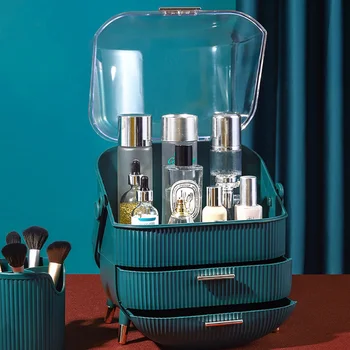 

Cosmetics Storage Box Skin Care Product Case Desktop Sundry Container for Home