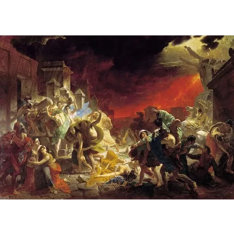 Полное алмазное искусство известная картина &quotpompei Doomsday&quot рукоделие Алмазная