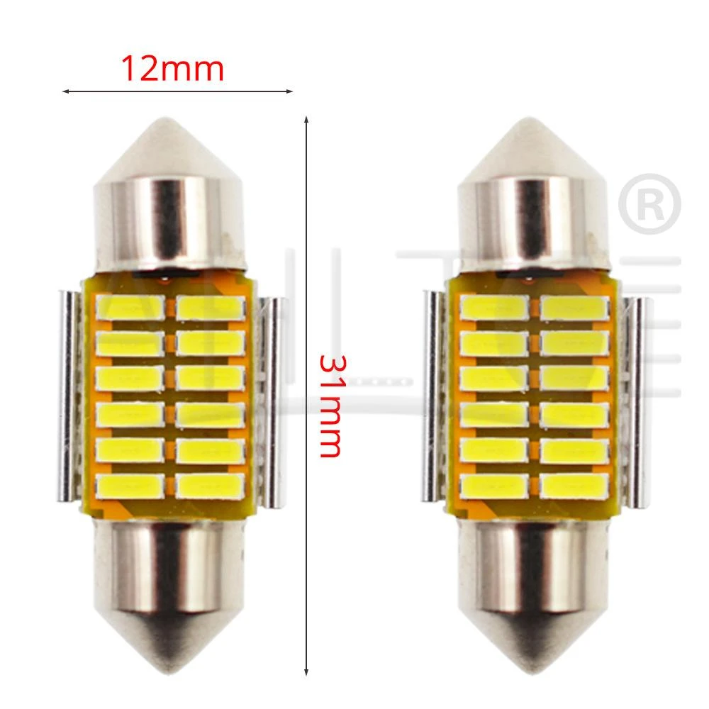4014 SMD Автомобильные светодиодные s 31 мм 36 39 41 C5W C10W белые купольные фестоны