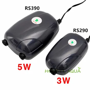 

Fish tank Oxygen pump Aeration pump Mute Small oxygen machine Aquarium supplies Air Pump Single Double RS-390 RS-290 220V