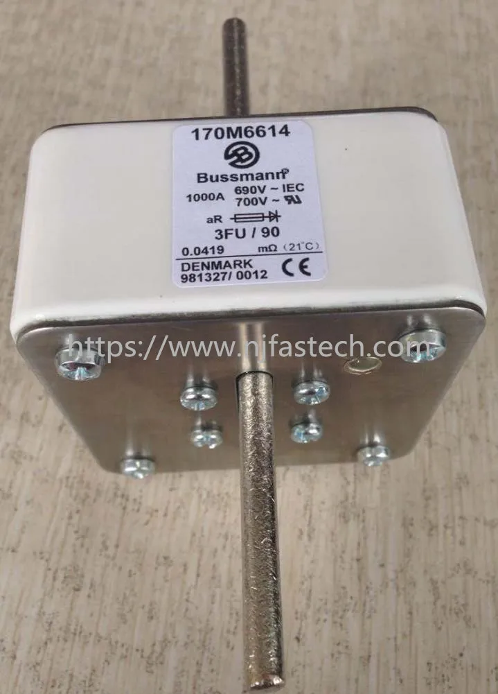 Электрический предохранитель Bussmann 170M6614 1000A 690V|Перемычки| |