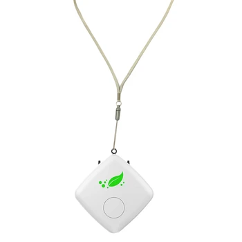 

2 Pcs Portable Mini Air Purifier Necklace Wearable Personal Air Purifier for Kids/Adults