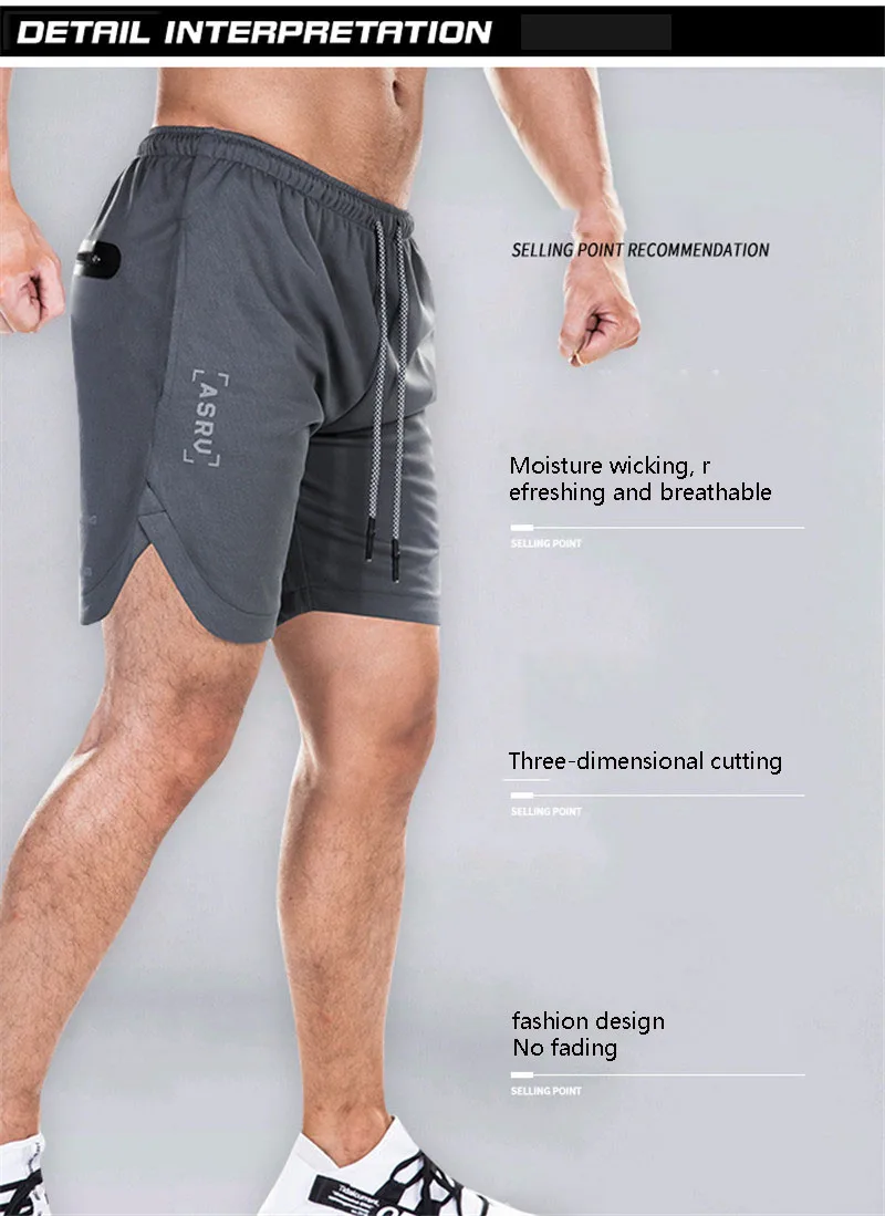 Мужские спортивные шорты с карманами на молнии, быстросохнущие спортивные шорты, футбольные баскетбольные шорты для бега, спортивные шорты для фитнеса
