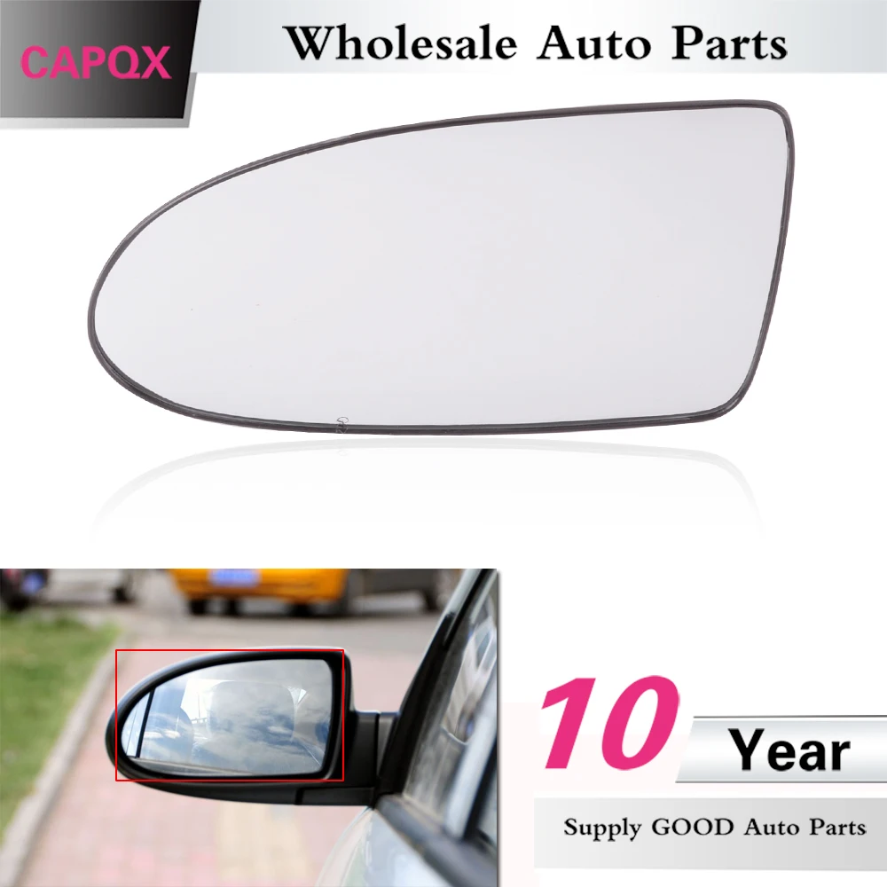 Ручное внешнее зеркало заднего вида CAPQX стекло без нагрева для Hyundai Accent 2006 2007 2008 2009