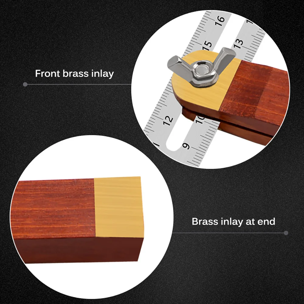 Угловые линейки измерительных приборов Tri Square Sliding T-Bevel с деревянной ручкой измерительный инструмент деревянный маркировочный Калибр