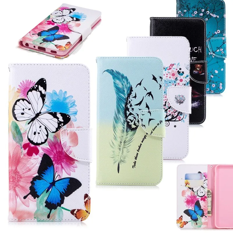 Coque для Huawei P9 LITE Mini/Y6 PRO 2017 чехол телефона мультяшный флип чехол-бумажник P10 PLUS/P10