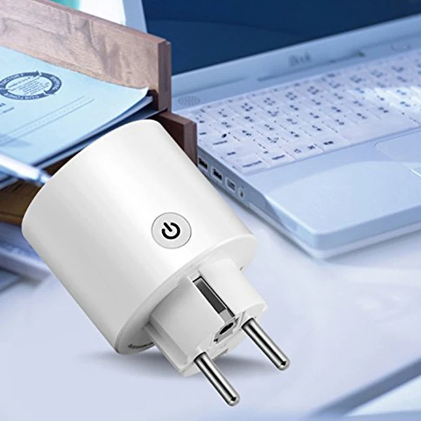 Smart Plug Mini работает с Amazon Alexa (Echo Echo Dot) и Google Home EU розетка для IOS/Android Phone White