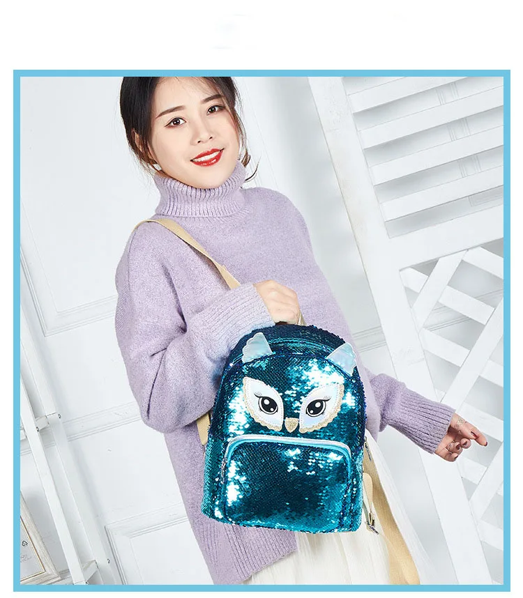 Блестящий мини-рюкзак с блестками для девочек, школьный рюкзак для путешествий на открытом воздухе
