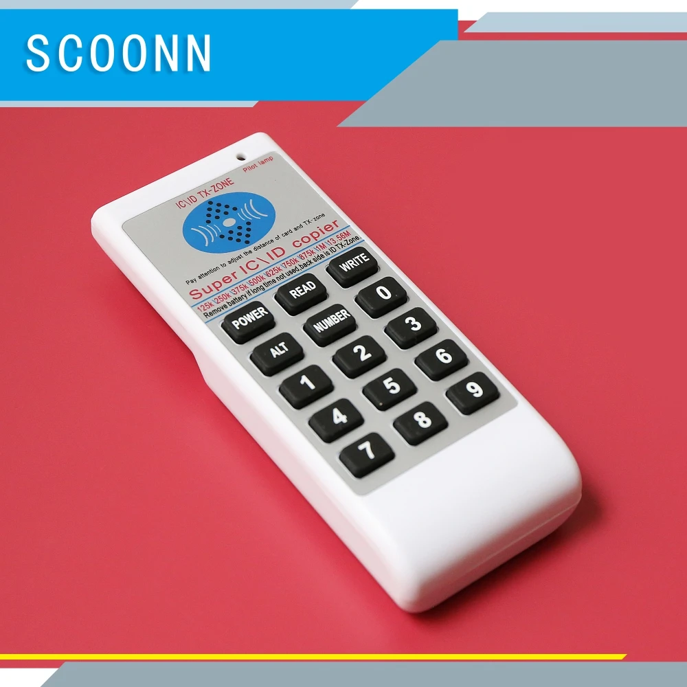 

125Khz 13.56MHZ Handheld IC ID NFC Reader Writer Duplicator Cloner RFID NFC IC Card Reader Writer Blank Programmer Portable