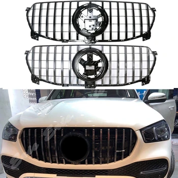 

Car Front Racing Billet Bumper Mesh Grill Bar Vent Upper Cover For Mercedes-Benz W167 GLE-Class 2020 GTR General