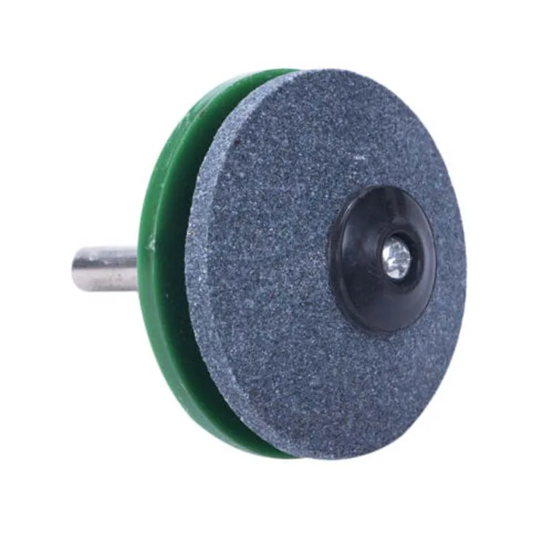 

50MM 2Pcs Lawn Mower Sharpener Lawnmower Sharpeners For Power /Hand Drill Garden Tool Supplies