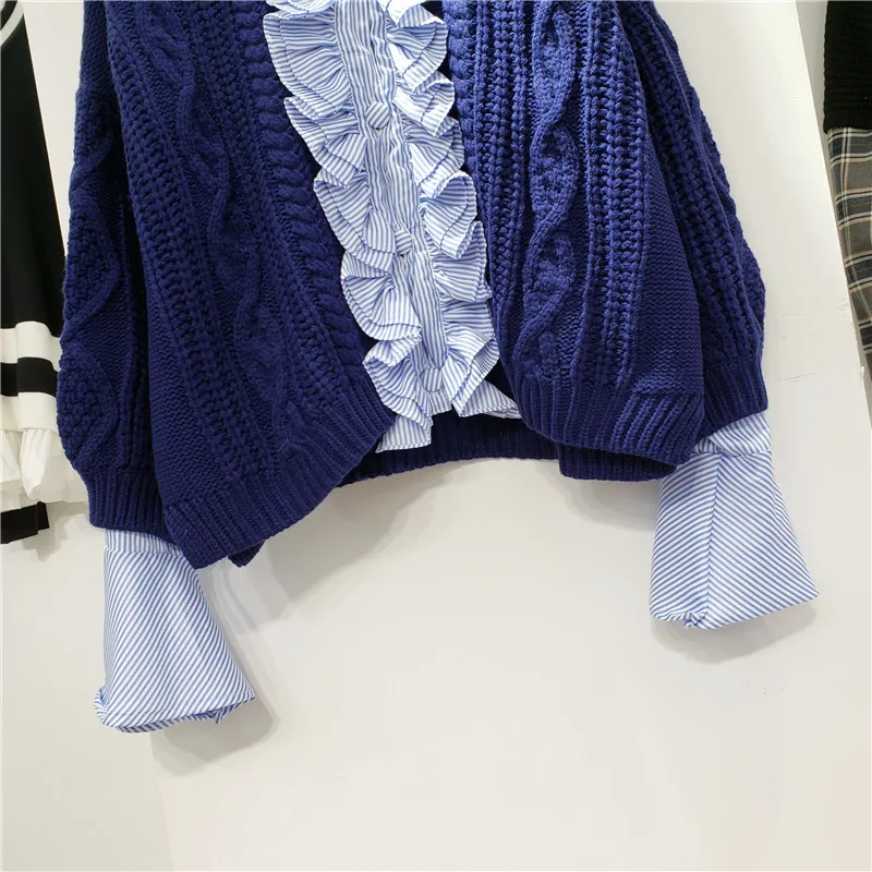 Korean-Style Knitted Cardigan Sweater Women 2020