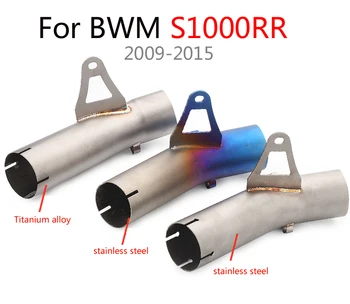 

Motorcycle -BMW S1000 S1000RR Exhaust Middle Pipe 2008-2018 Year Motorbike Muffler Exhaust Connect Link Mid Pipe Escape