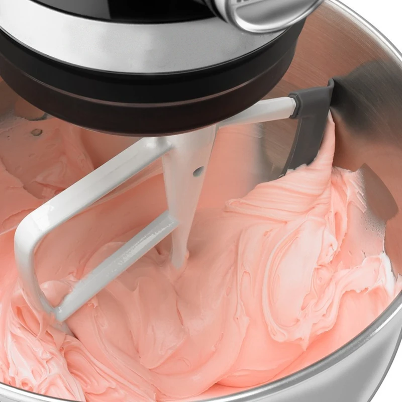 Замена смесителя, 5 Quart миксер аксессуар, гибкое лезвие ЛОПАТКИ с скребком, подходит 5 Qt чаша-лифт стенд Mix
