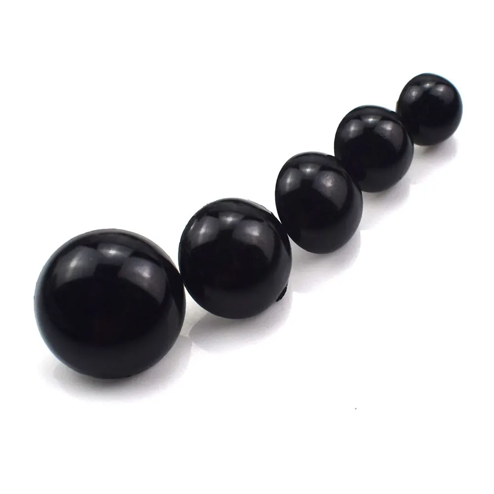 6-30MM Solid Eyes Black Plastic Safety Eyes for Bear Doll Puppet Plush Animal Doll Toy Eye Nose Animal Sewing Button Accessories plastic safety eyes,swing eyes,googly doll eyes,plastic toy eyes,safety eye tool,doll eyes