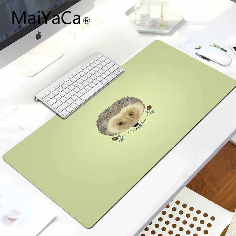 LockEdge 30x80cm MaiYaCa крутой Животный Ежик DIY дизайн игровой с узором коврик для мыши для ноутбука игровой коврик для мыши - Цвет: LockEdge 30x80cm