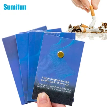 

18pcs=9sets Magnet Auricular Quit Smoking Acupressure Patch Anti Smoke Patch Stop Smoking Health Therapy Not Cigarettes Magnet