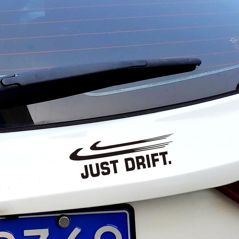 Наклейка для автомобиля just drift декоративная Водонепроницаемая наклейка любой