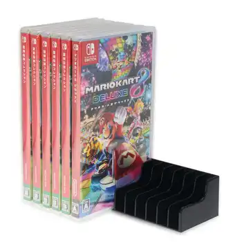 

ipega 2pcs TNS-857 Game Card Box Storage Stand 24pcs CD Disks Holder For Nintendo Nintend Switch NS