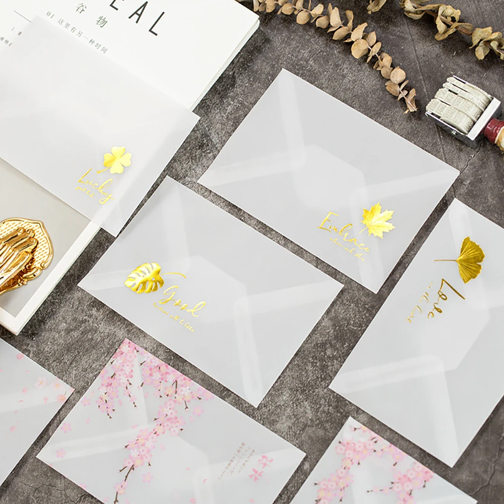  Lychee LIfe 3pcs Printed Invitation Greeting Card with Envelope Wedding Party Invitation Envelopes - 4000167359896