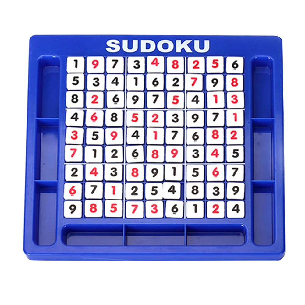 1 компл. Дети Sudoku шахматы цифры от 1 до 9 Настольная Игра-Головоломка Развивающие детские игрушки развивают логическое мышление