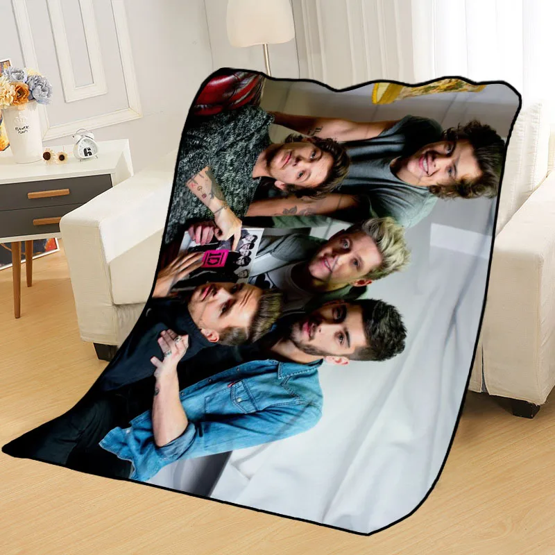 New Arrival One Direction Blankets Printing Soft Nap Blanket On Home/Sofa/Office Portable Travel Cover Blanket-3